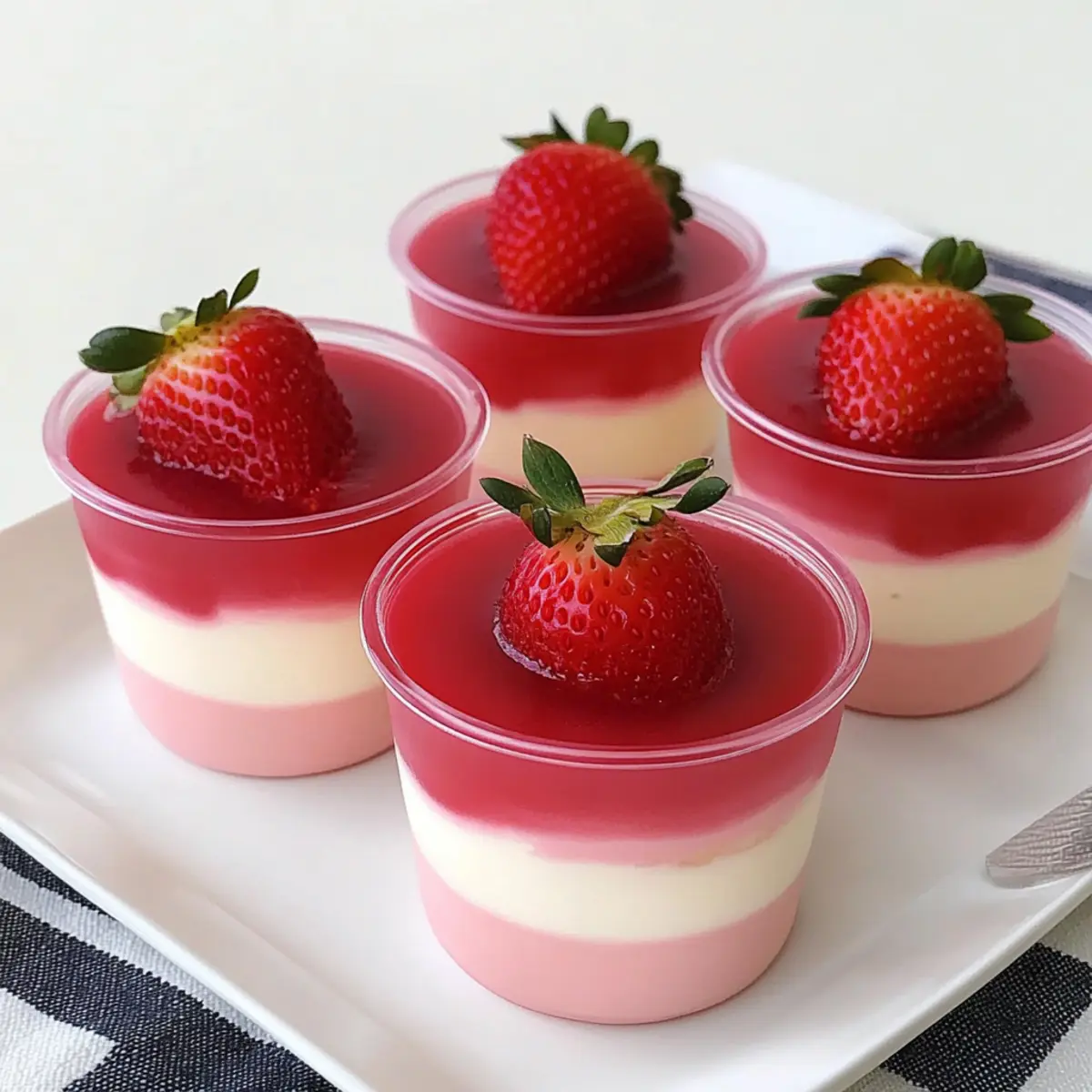 Strawberry Mousse Cups