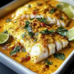 Coconut Curry Baked Cod