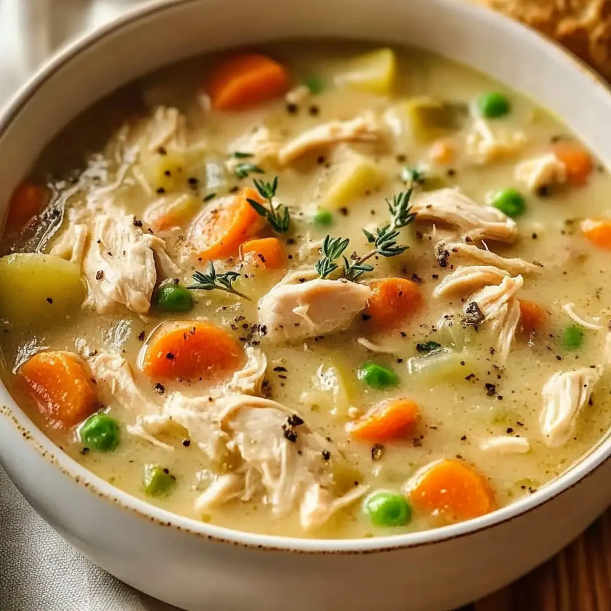 Creamy Chicken Pot Pie Soup