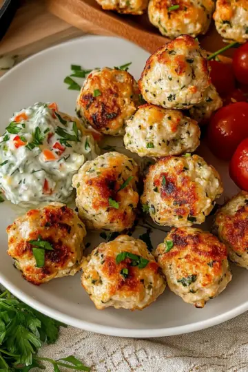Greek Chicken Meatballs