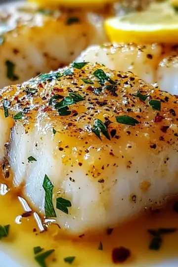 Lemon Garlic Butter Cod