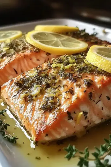 Baked Lemon Herb Salmon
