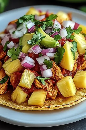 Pineapple Chicken Tacos