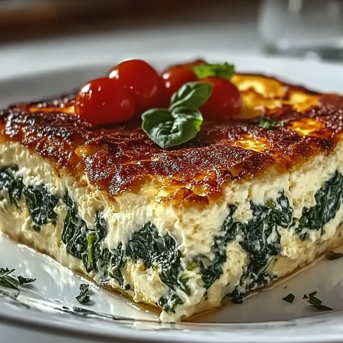Spinach Ricotta Brunch Bake