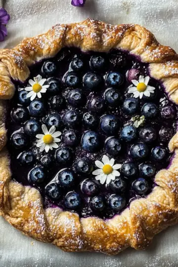 Blueberry Chamomile Galette