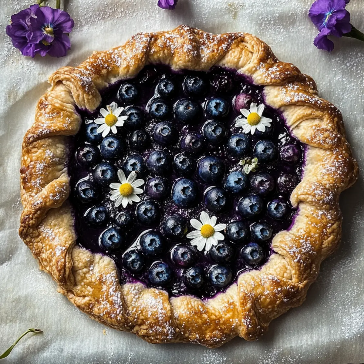 Blueberry Chamomile Galette