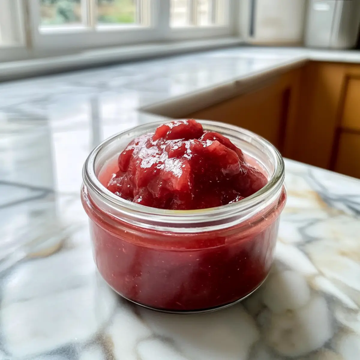 Zesty Rhubarb Sauce for Ice Cream