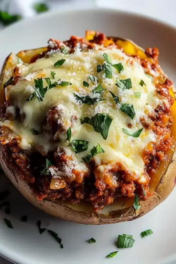 Bolognese Lasagna Jacket Potato