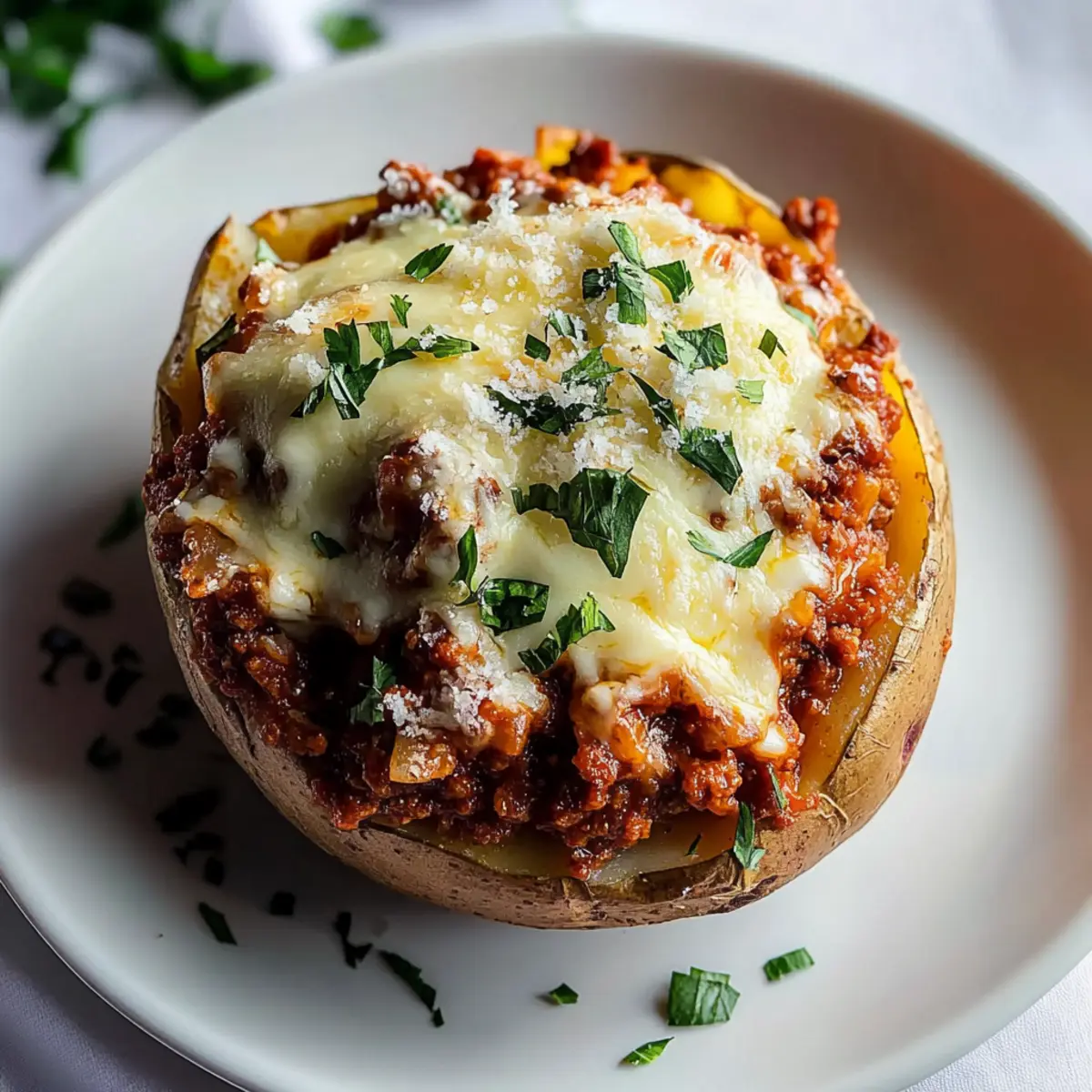 Bolognese Lasagna Jacket Potato