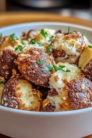 Crispy Smashed Potato Salad