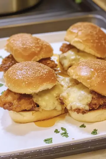 Hot Honey Chicken Sliders