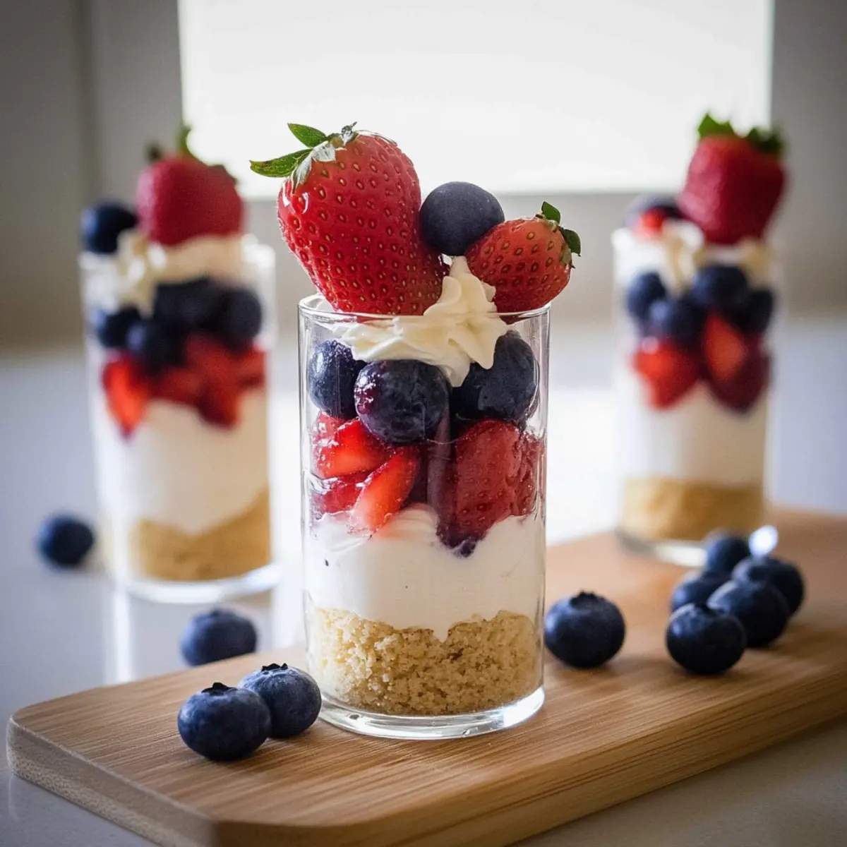Berry Cheesecake Parfaits
