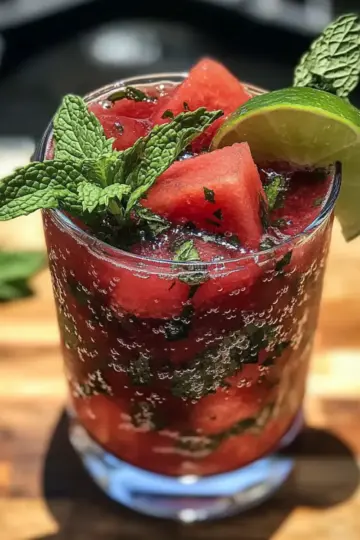 Watermelon Mint Agua Fresca