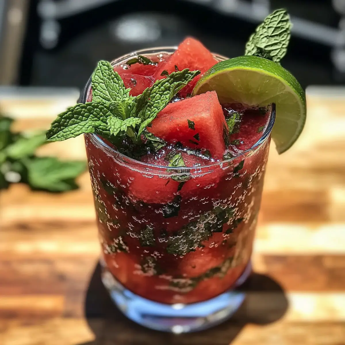 Watermelon Mint Agua Fresca