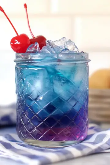 Blueberry Lemon Sparkling Mocktail