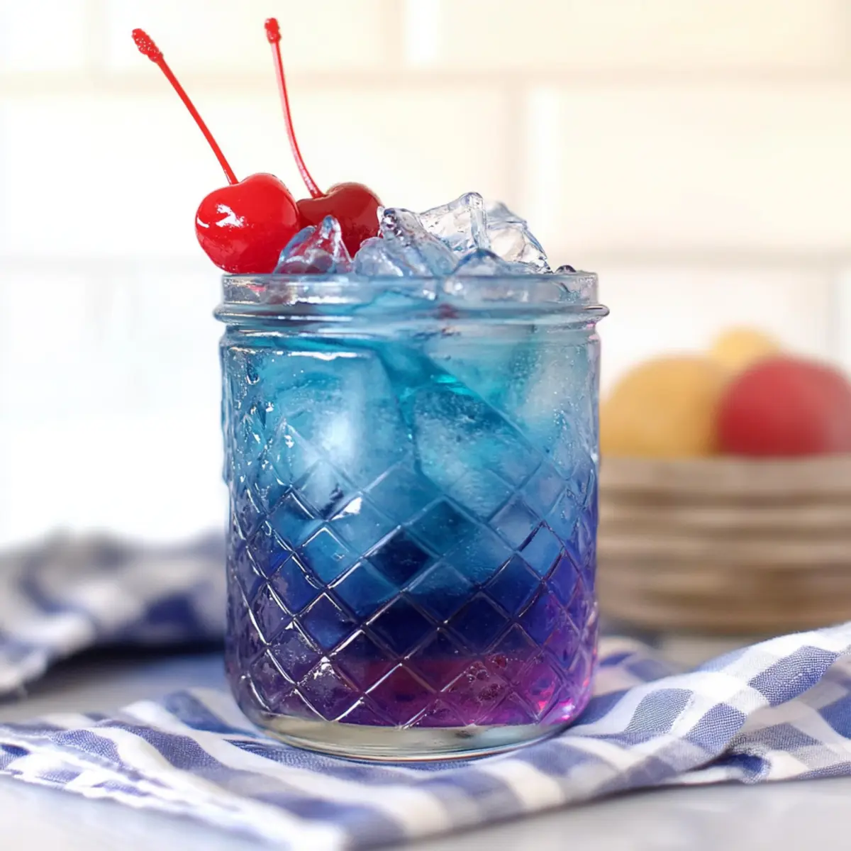Blueberry Lemon Sparkling Mocktail