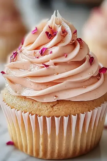 Vanilla Rose Cupcakes
