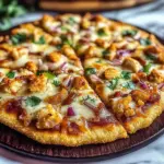 BBQ Chicken Crust Pizza