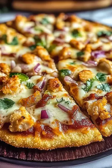 BBQ Chicken Crust Pizza