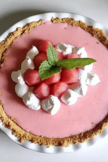 Summer Delight Watermelon Pie