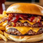 BBQ Bacon Blackstone Smash Burgers