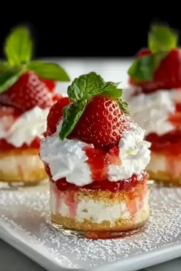 Mini Strawberry Shortcake Cups