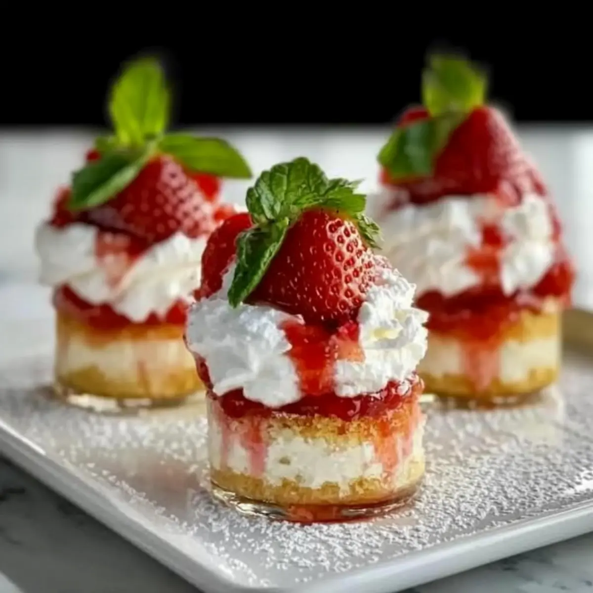 Mini Strawberry Shortcake Cups