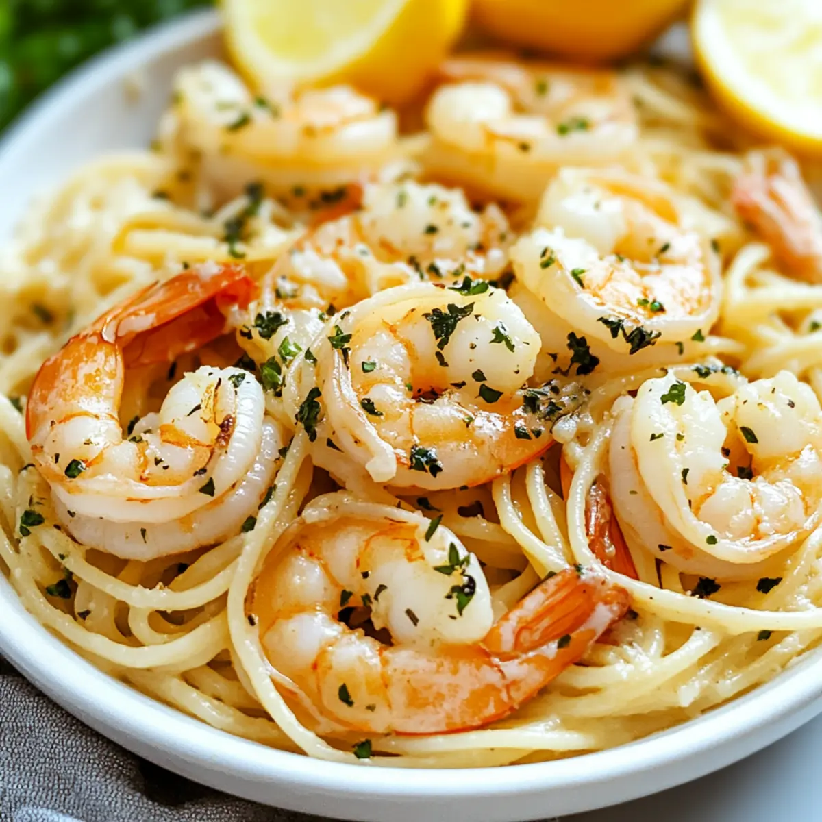 Garlic Butter Shrimp Pasta