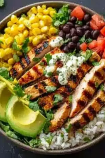 Grilled Chicken Burrito Bowl