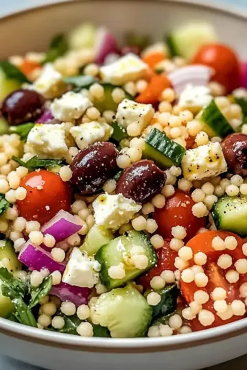 Healthy Mediterranean Couscous Salad