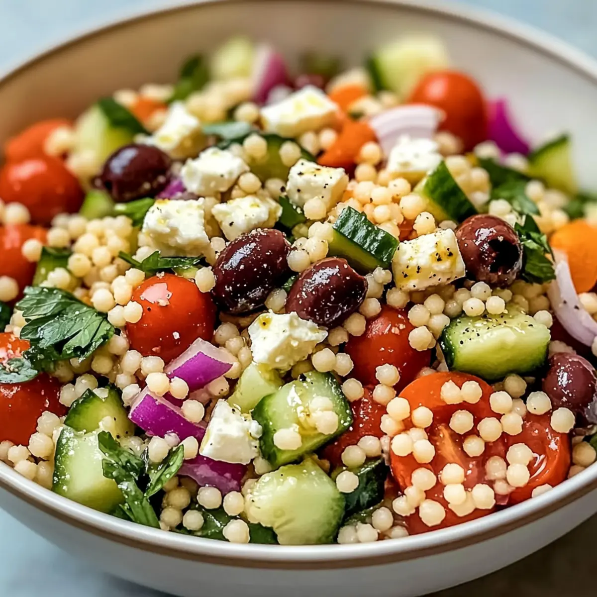 Healthy Mediterranean Couscous Salad
