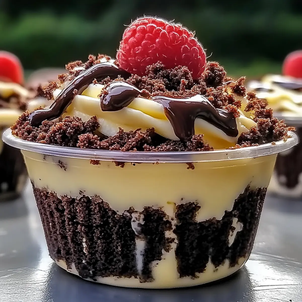 Loaded Brownie Cheesecake Cups