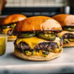 Jalapeño Onion Smash Burger