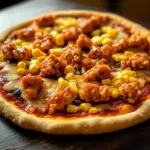 Crispy Vegan BBQ Chicken Pizza