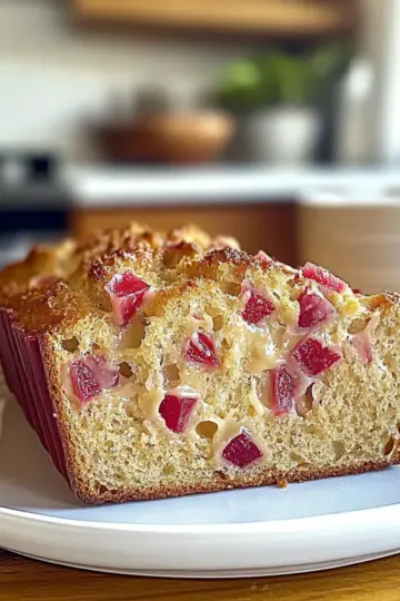 Sourdough Rhubarb Bread