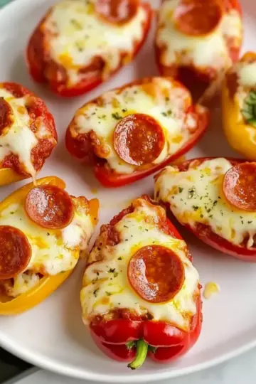 Pizza Stuffed Mini Peppers