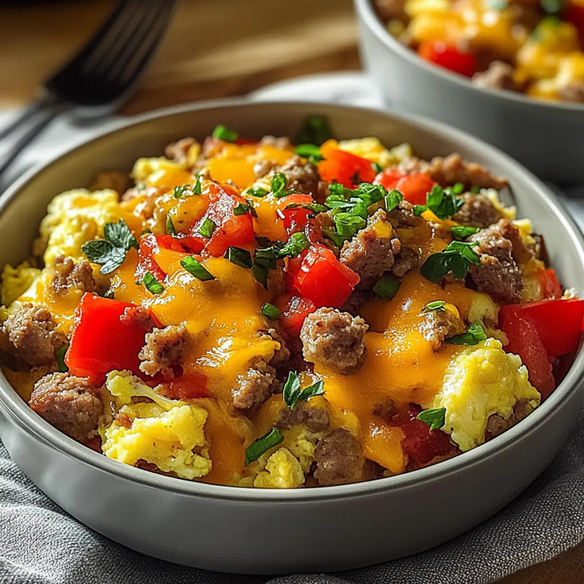 High Protein Freezer Friendly Breakfast Bowls