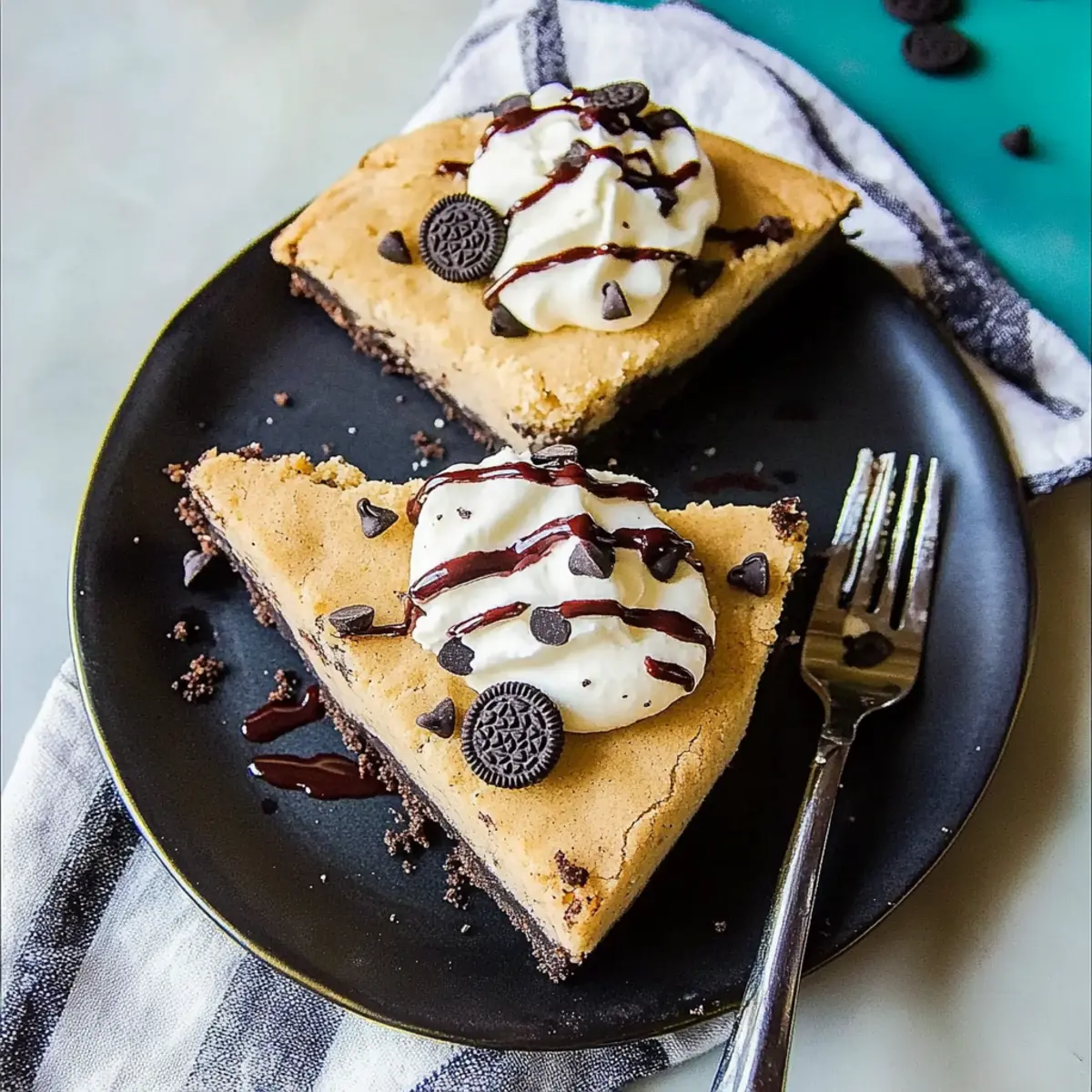 Chocolate Chip Cookie Pizza
