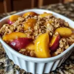 Peach Oat Crisp Recipe fo