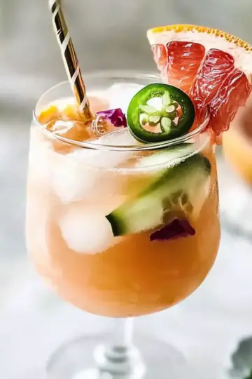 Grapefruit Mocktail with a Spicy Twist