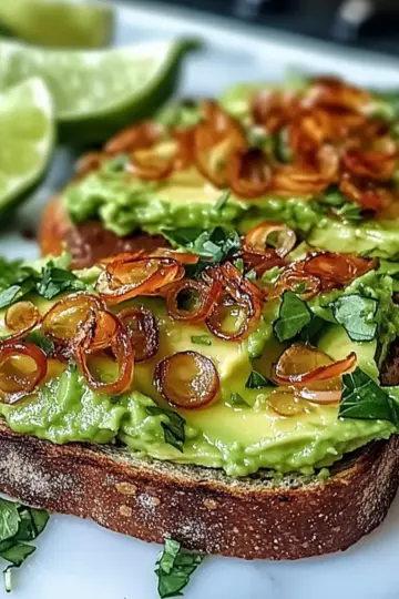 Zesty Chilli-Lime Avocado Toast