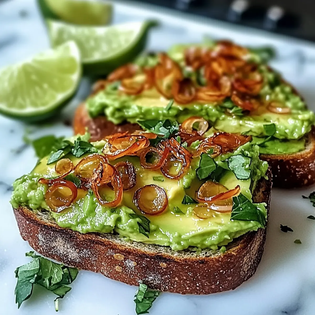 Zesty Chilli-Lime Avocado Toast
