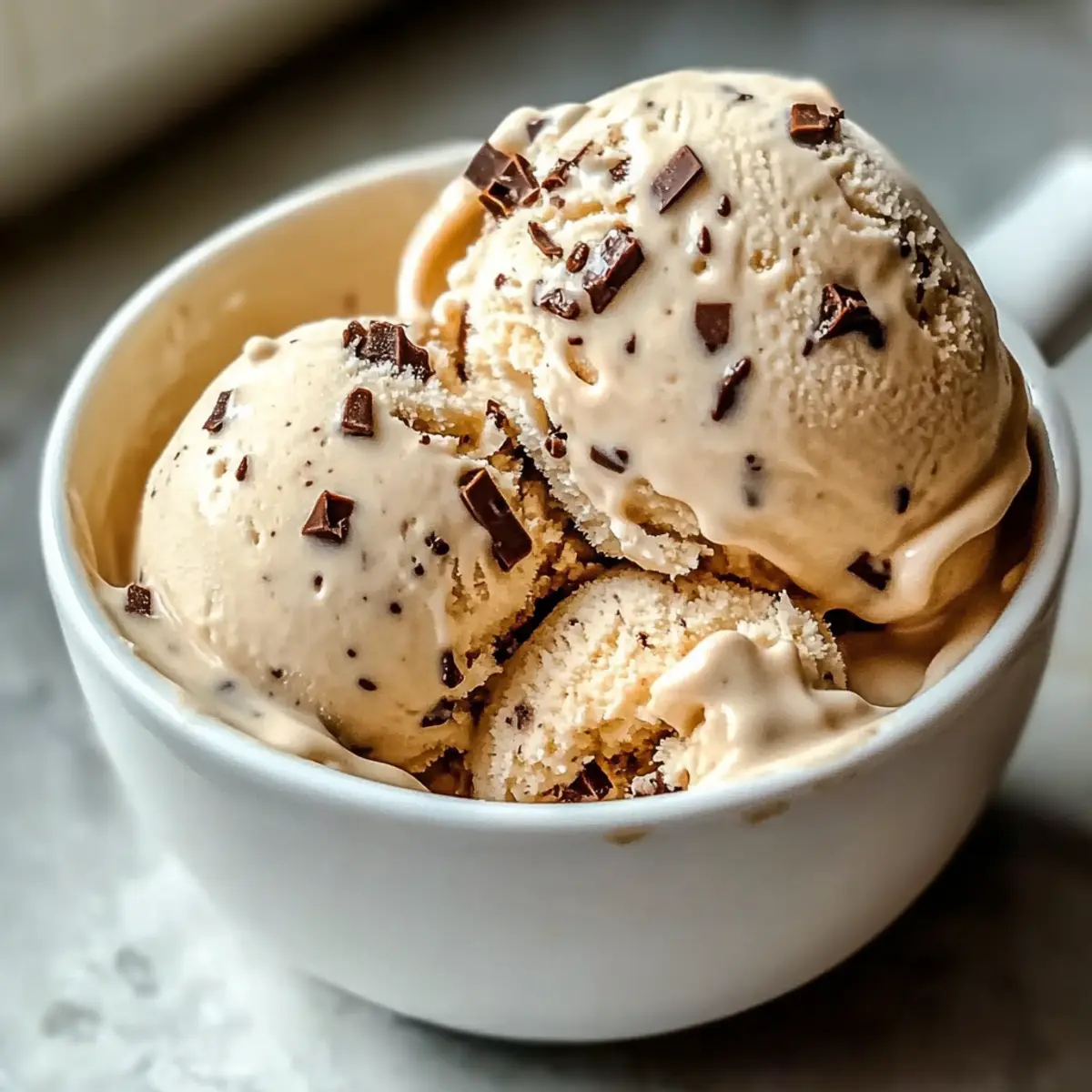 Creamy Coffee Toffee Ice Cream