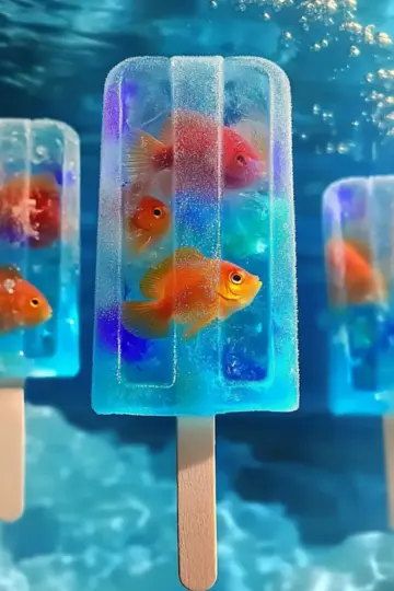 Summer Treats Aquarium Popsicles