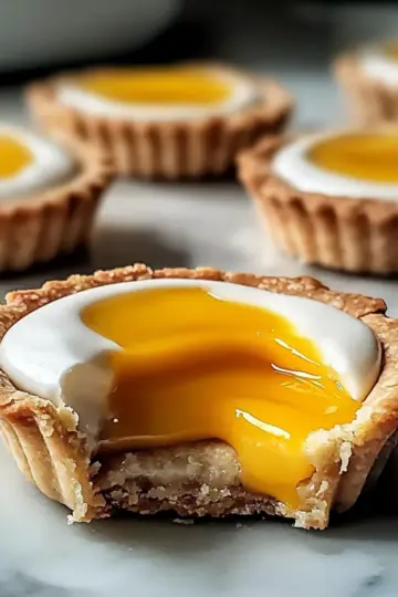 Mango Vanilla Lava Tartlets