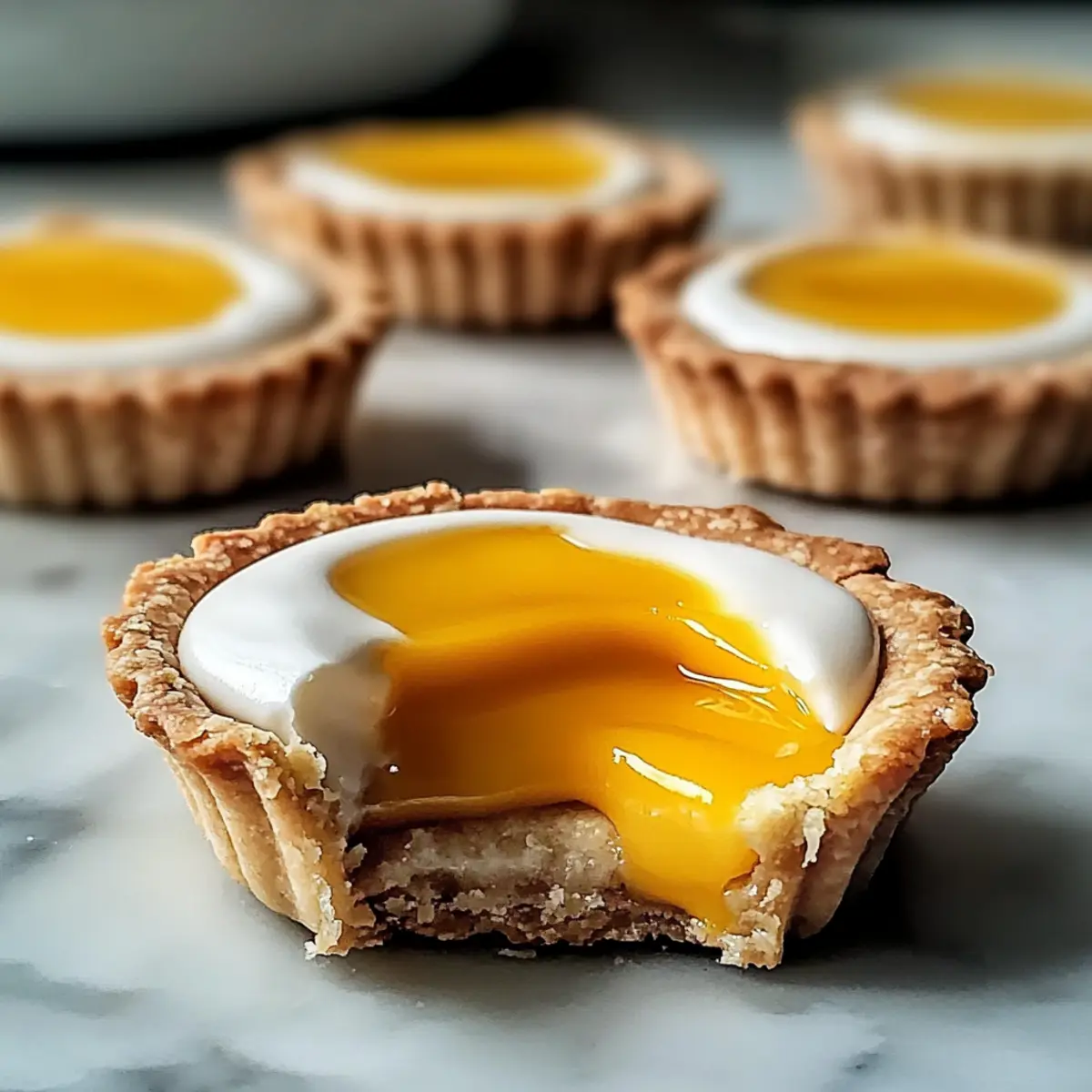 Mango Vanilla Lava Tartlets