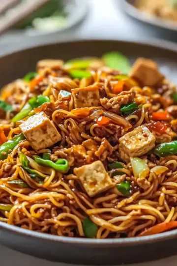 Hoisin Tofu Stir-Fry Noodles