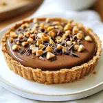 Creamy No-Bake Chocolate Hazelnut Tart