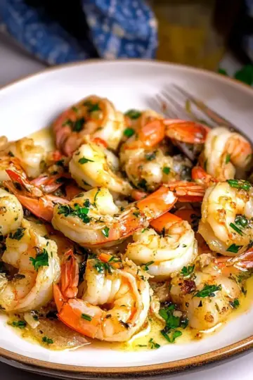 Pan-fried Garlic Butter Shrimp