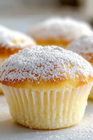 Fluffy Japanese Cotton Cheesecake Cupcakes